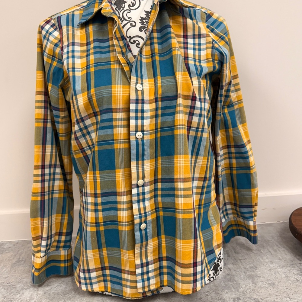 Foxcroft Plaid Shirt Sz 6p - Picture 7 of 14